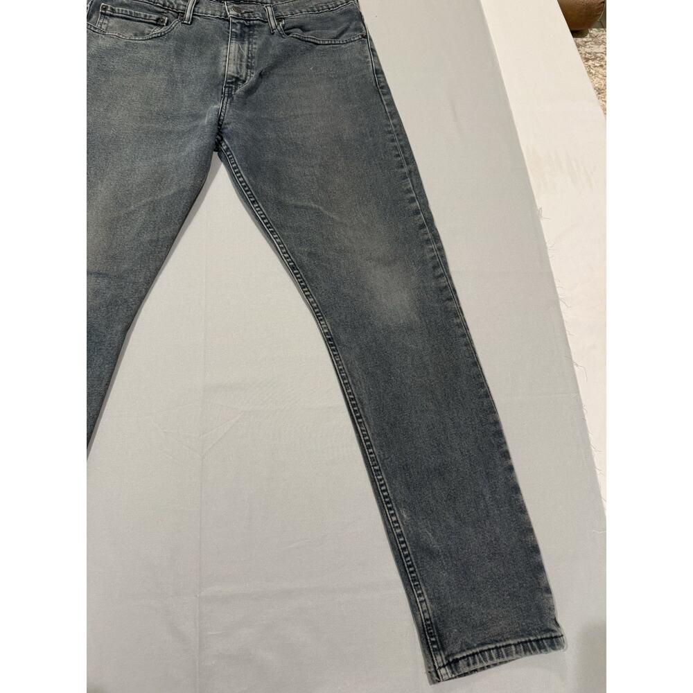 Levi’s 512 Slim Taper Jeans Men’s 34x30 Gray Stretch Denim 5 Pocket Casual￼ - Picture 3 of 14